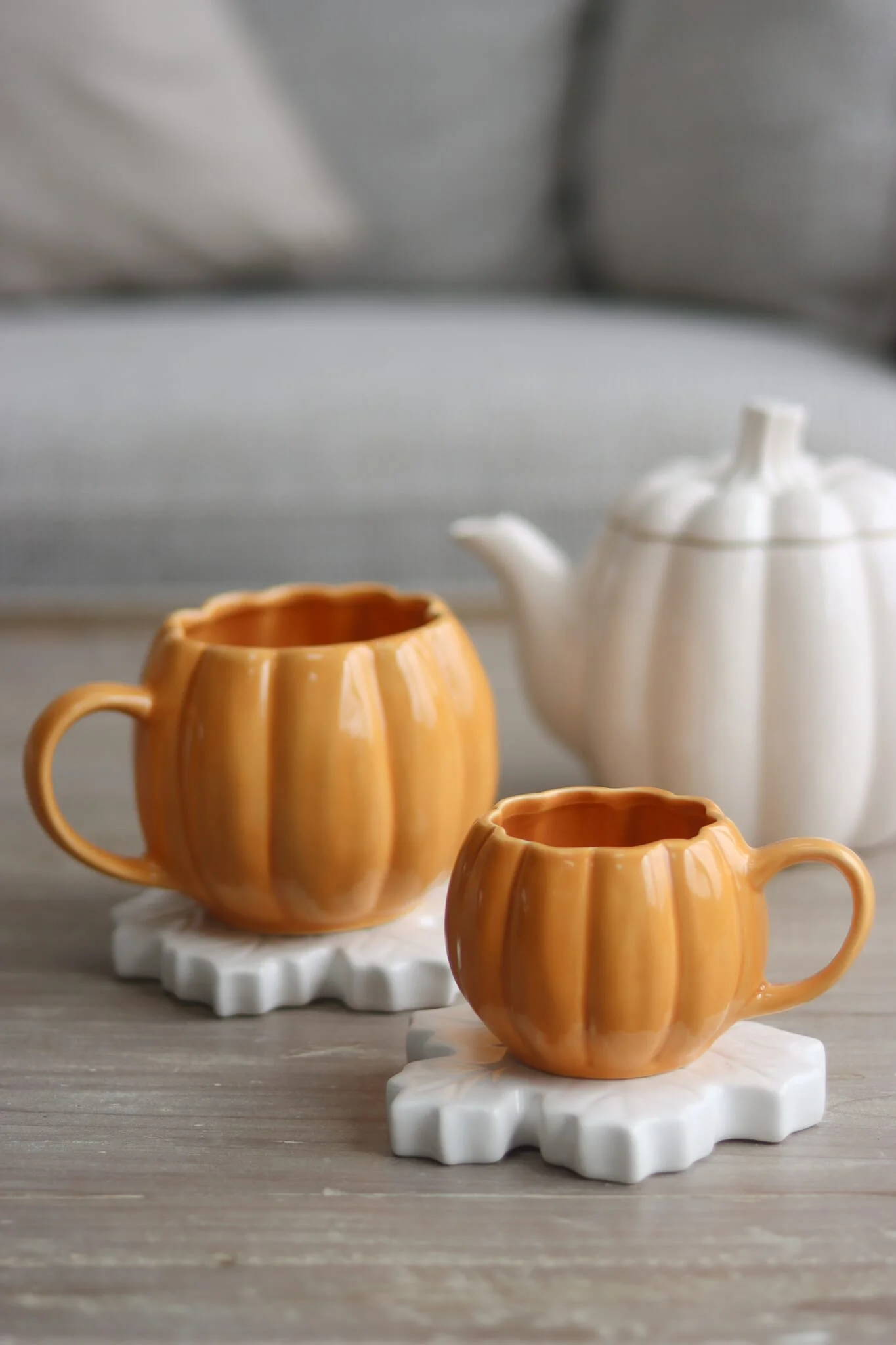 Large Pumpkin Mug - Ochre - Image 4