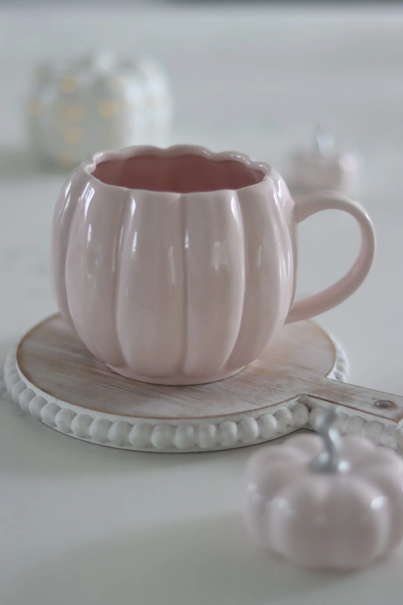 Large Pumpkin Mug - Pink - Image 3