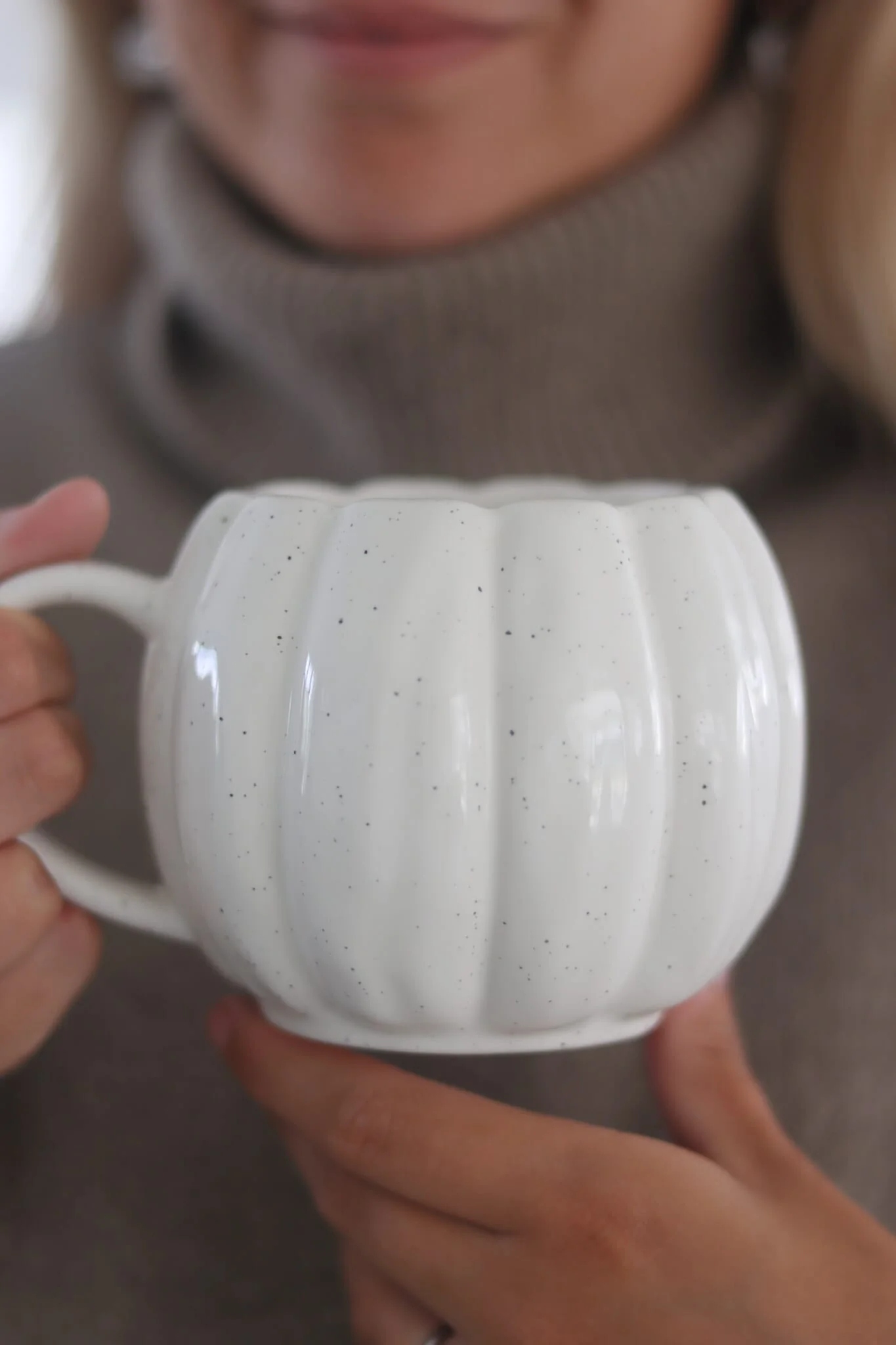 Large Pumpkin Mug - Speckled