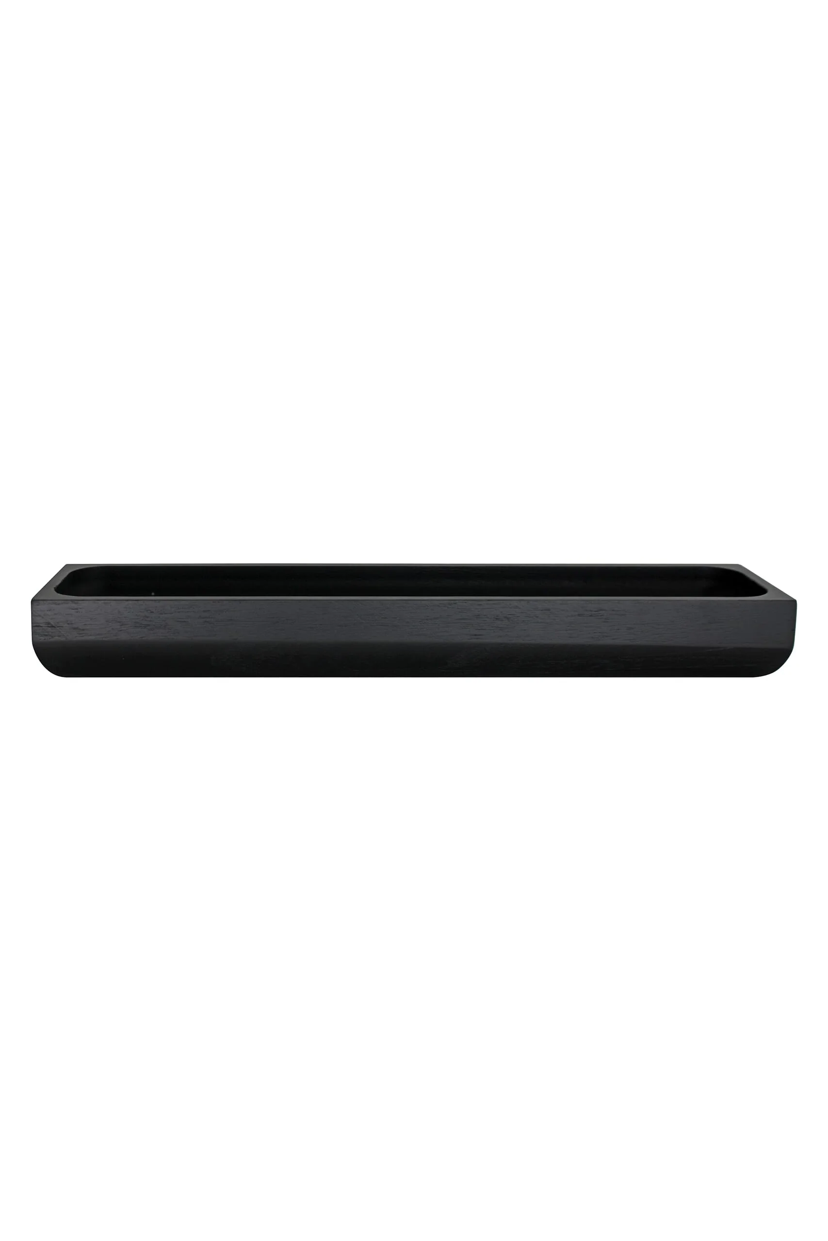 Long Paulownia Tray-Black