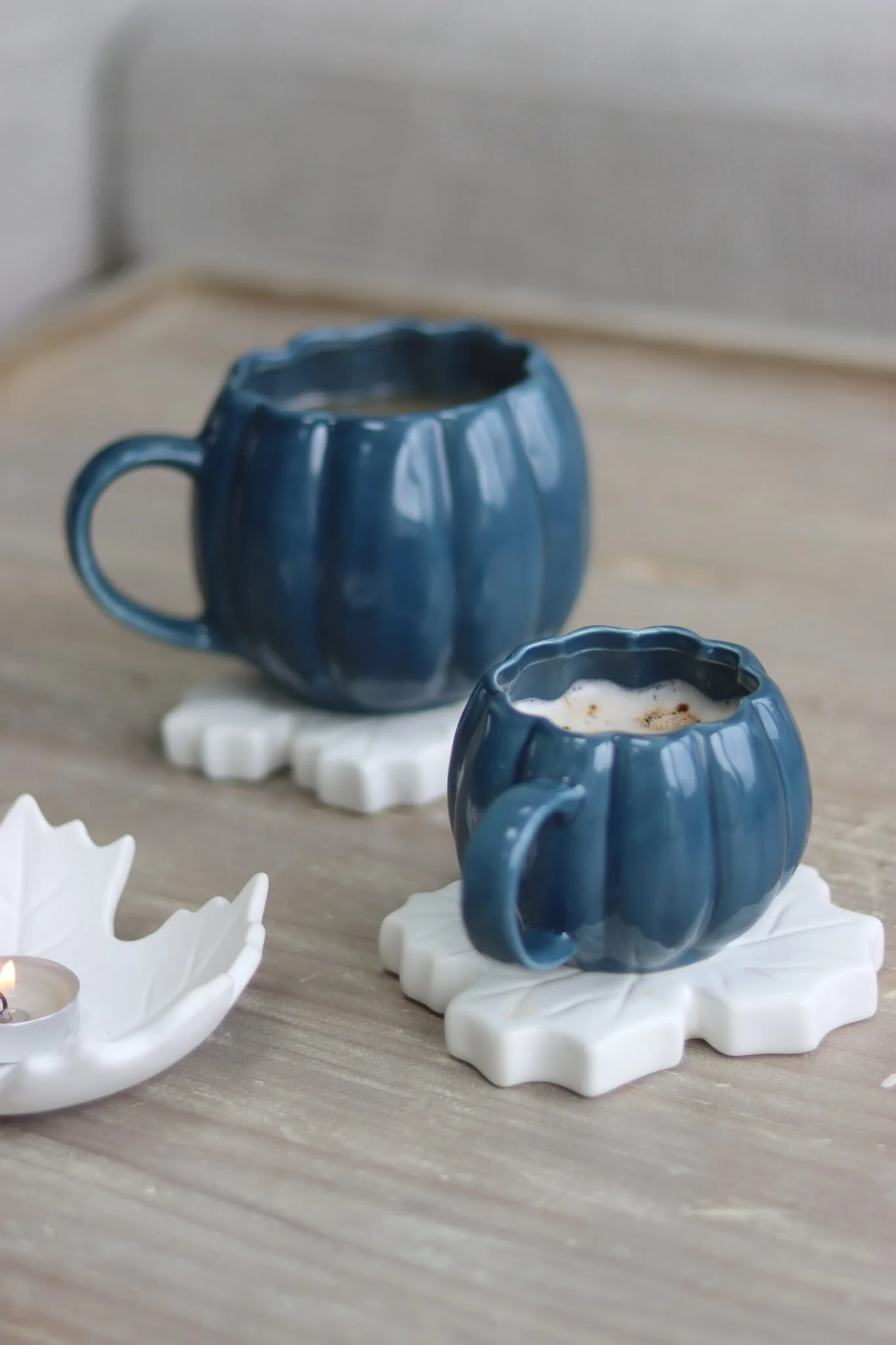 Mini Pumpkin Mug - Blue - Image 2
