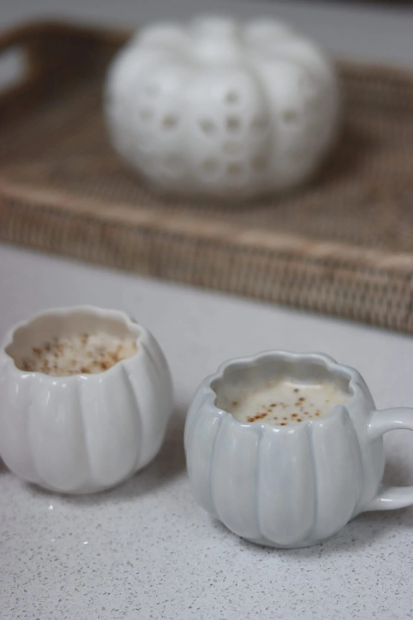 Mini Pumpkin Mug - Light Grey - Image 3