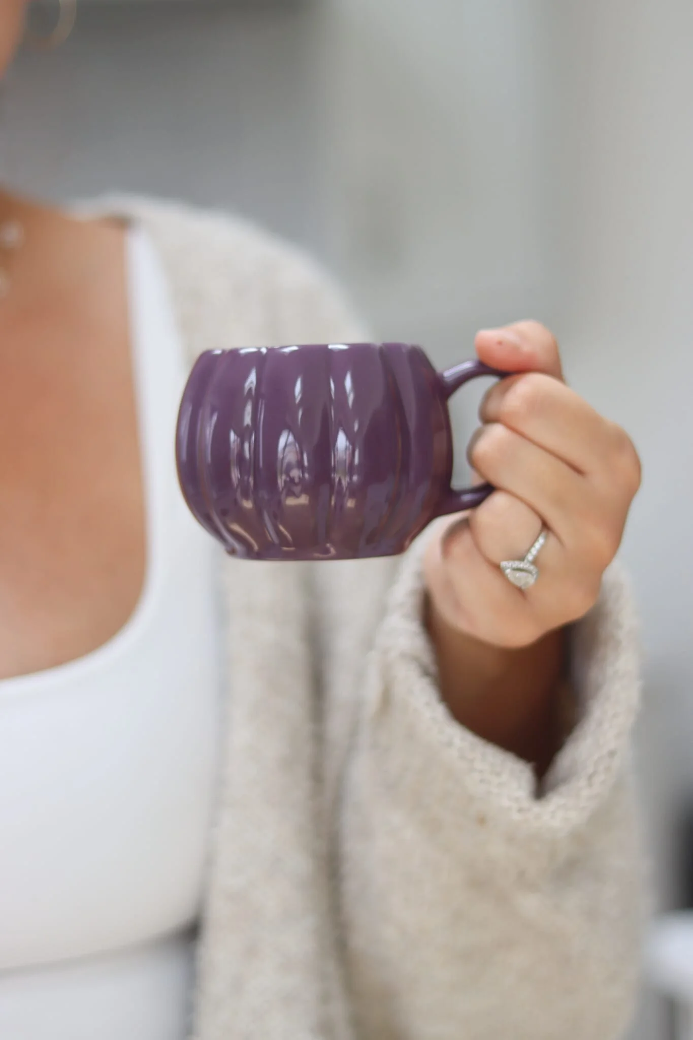 Mini Pumpkin Mug - Purple - Image 2