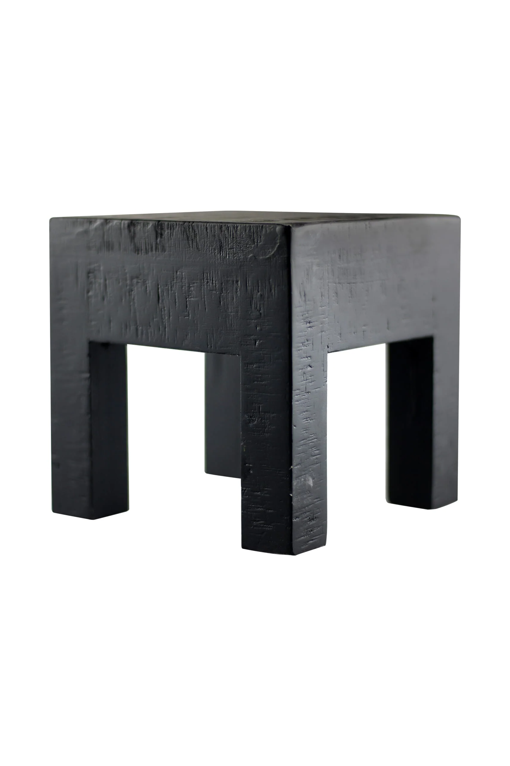 Rustic Stool - Mini/Black