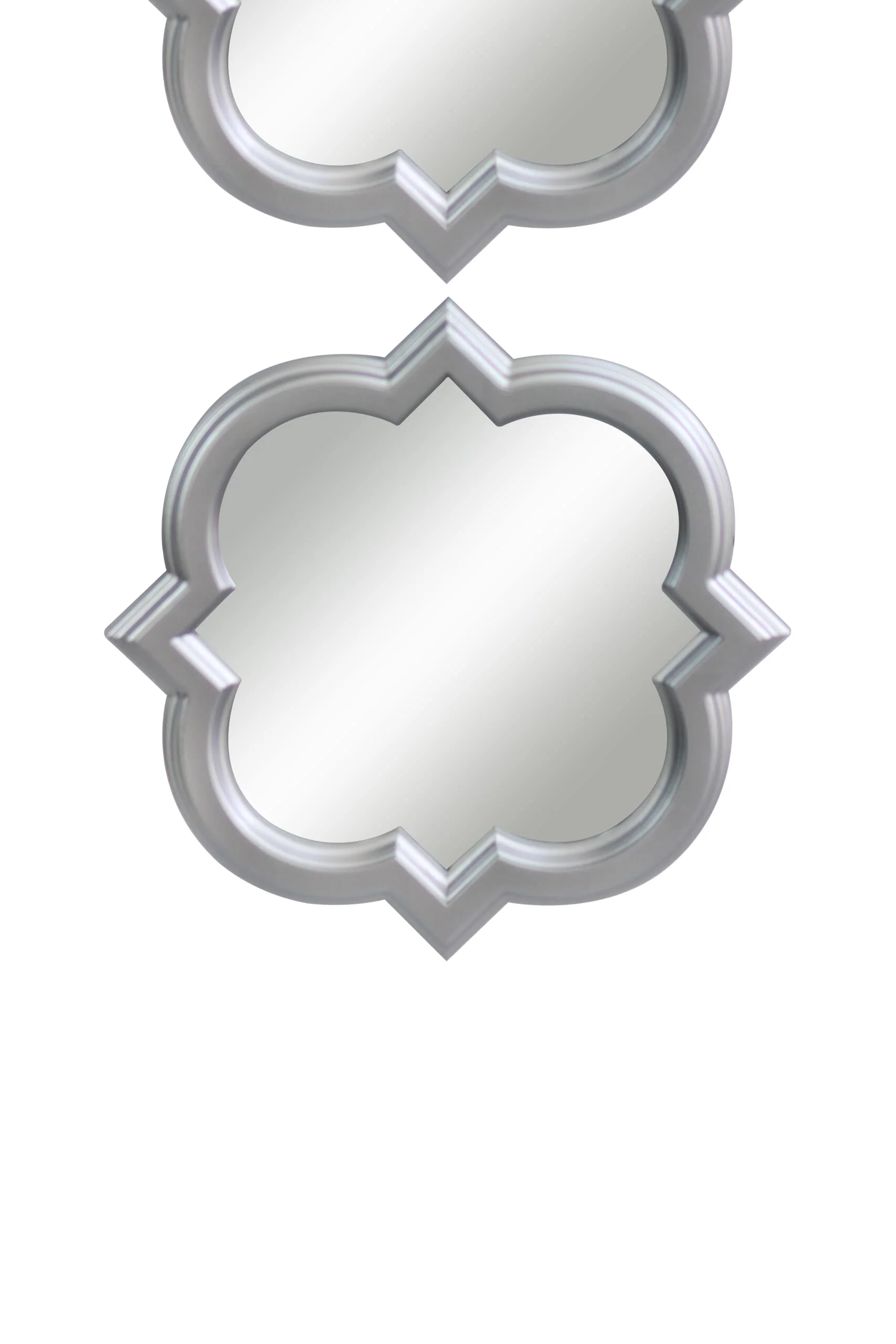 3 Mirror Set – Silver Quatrefoil - Image 4