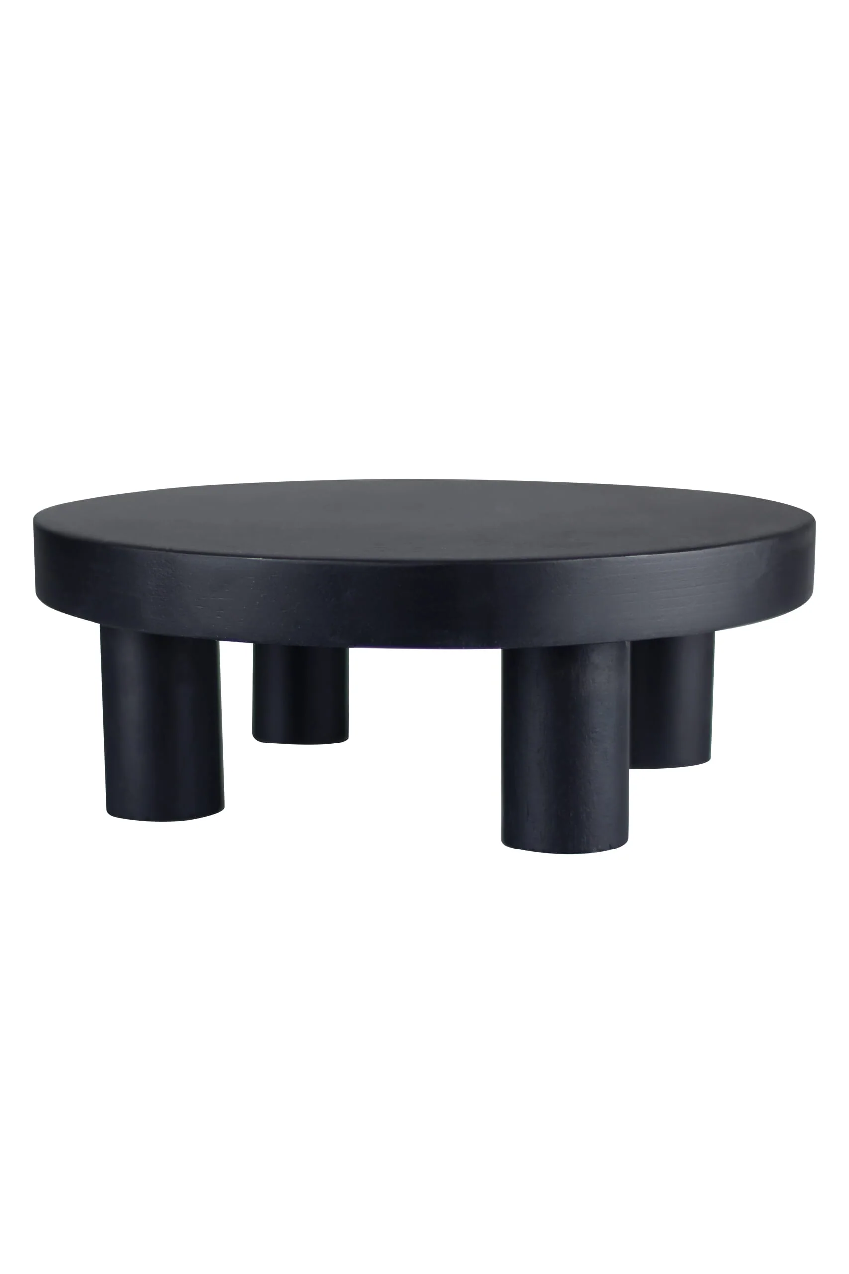 Round Small Stool - Black - Image 4