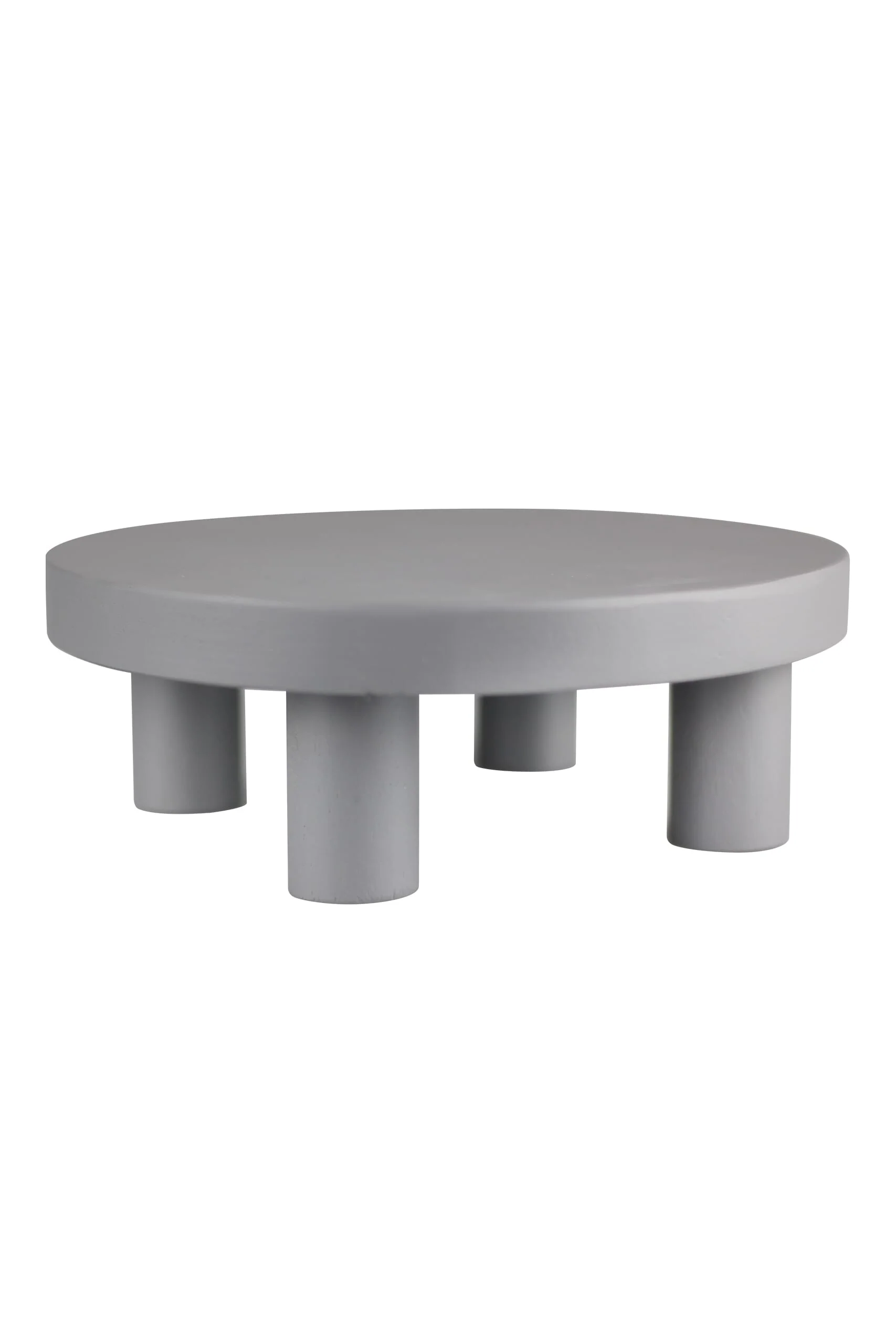 Round Small Stool - Grey - Image 4