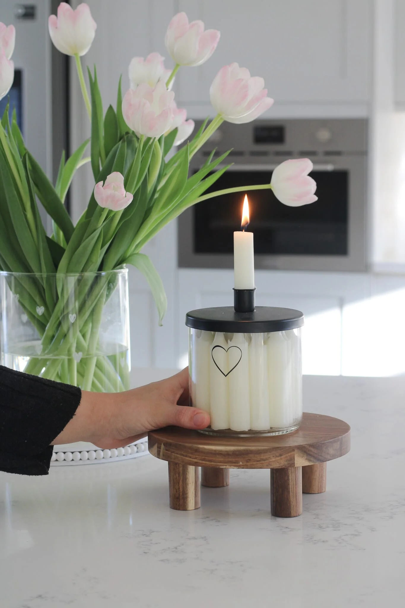 Round Small Stool - Natural