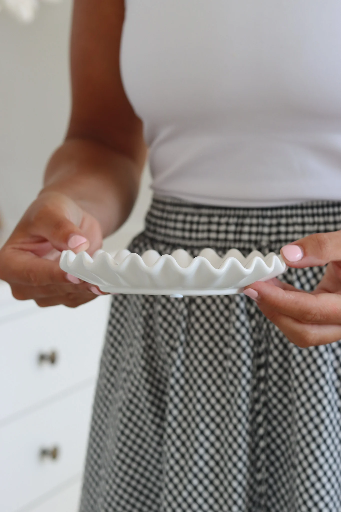 Ruffled Candle Plate - Image 4