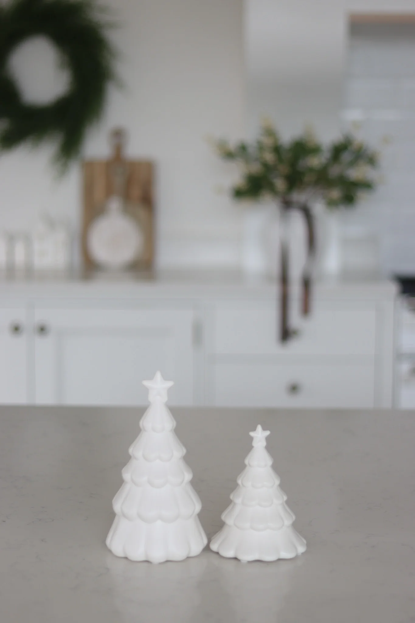 Set of 2 Ceramic Trees – Scalloped Star - Image 7