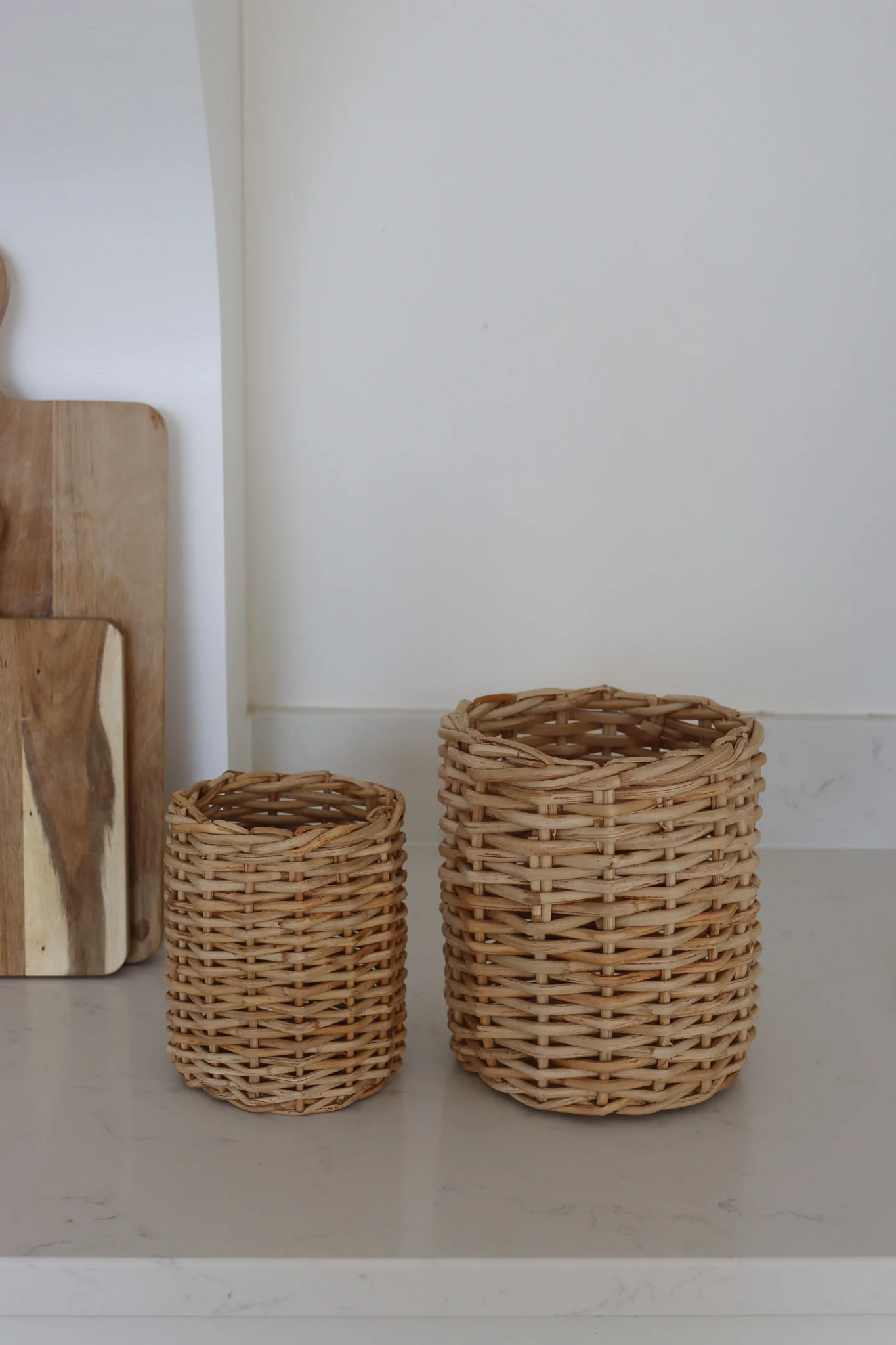 Seagrass Utensils Pot | Set of 2 - Image 2