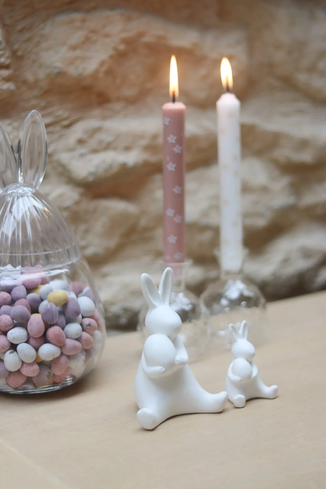 Set of 2 Easter Bunnies - Style 2 - Image 3