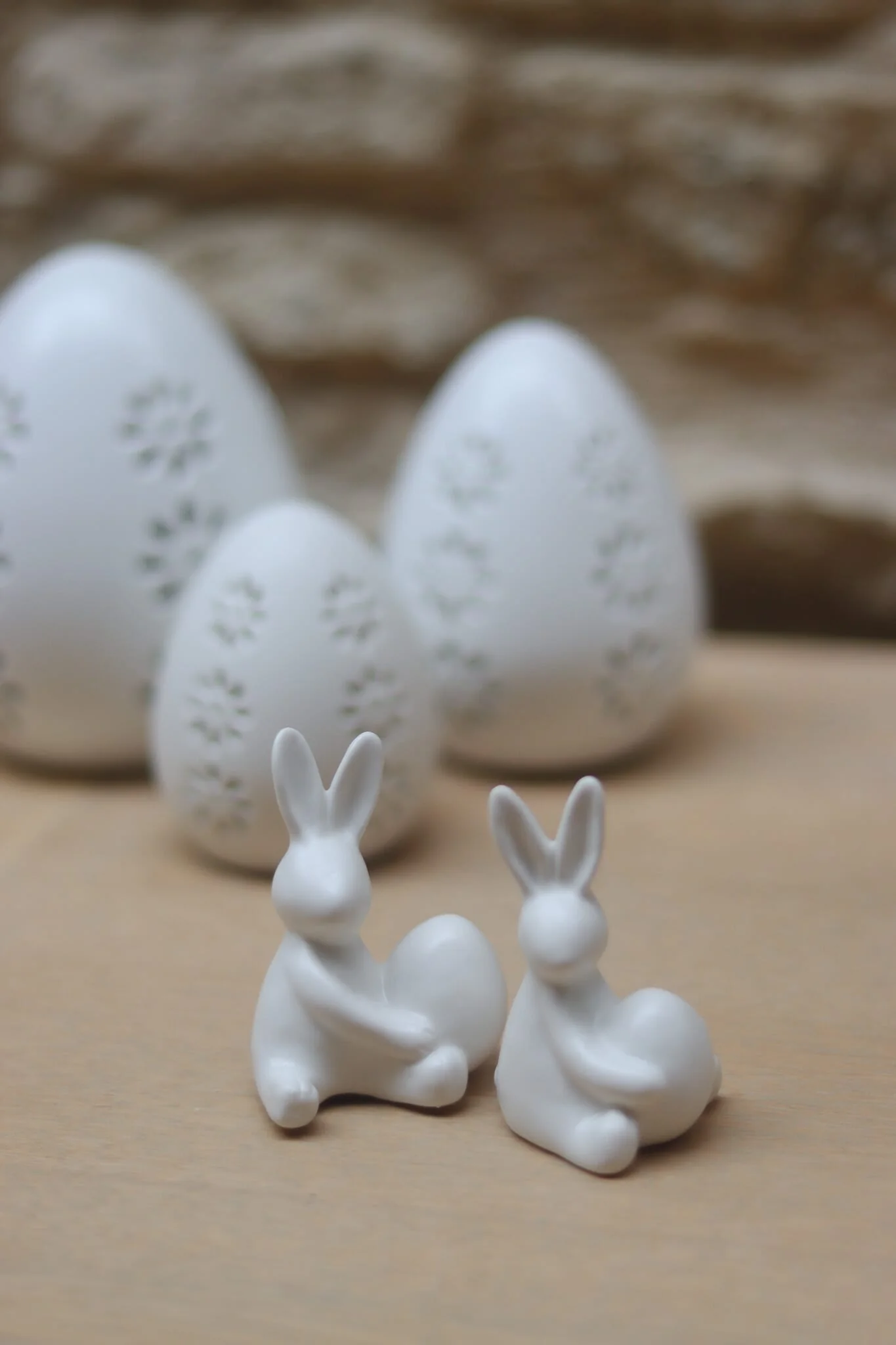 Set of 2 Easter Bunnies - Style 5 - Image 3