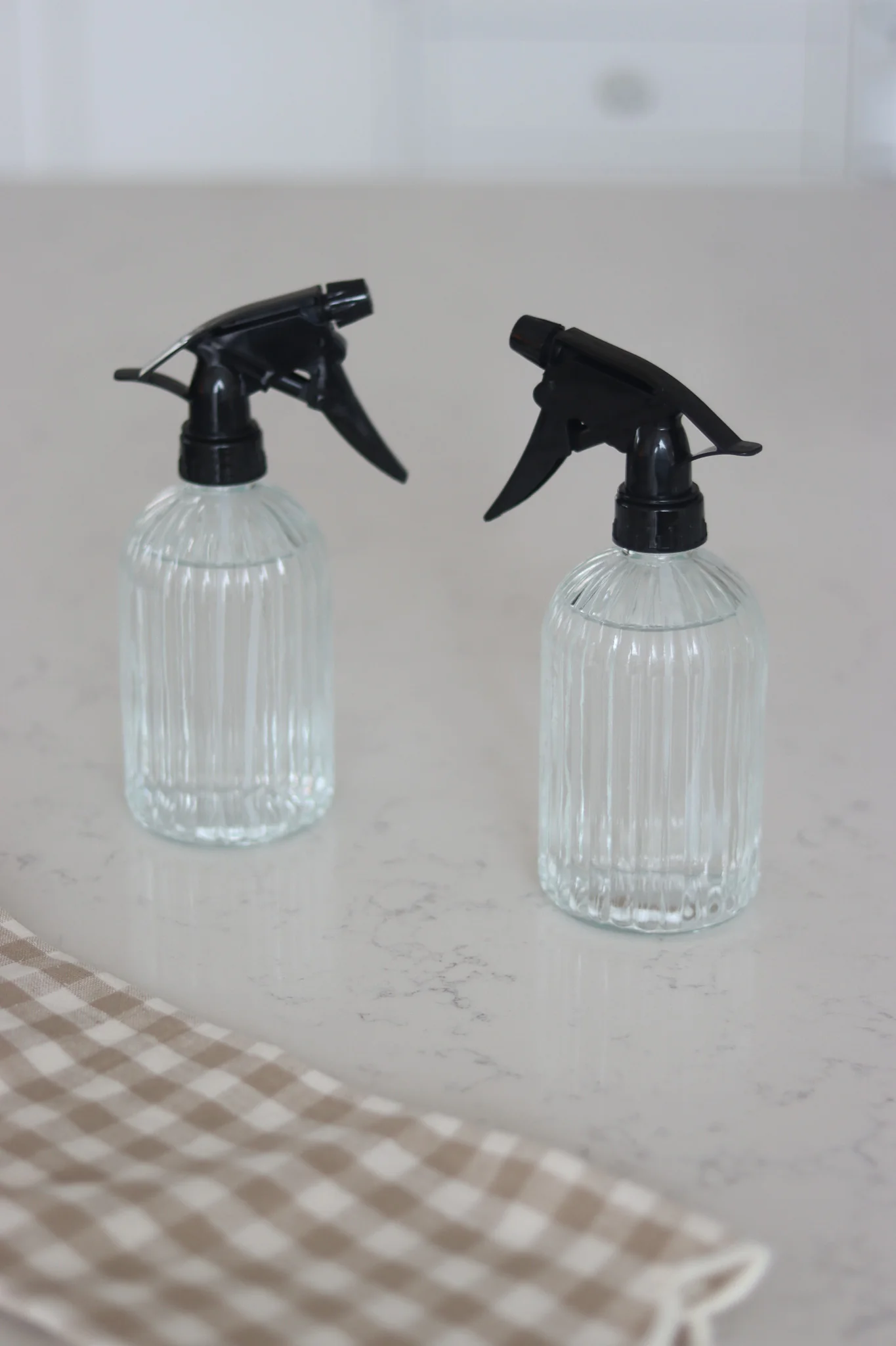 Set of 2 Fluted Glass Spray Bottles - Image 3