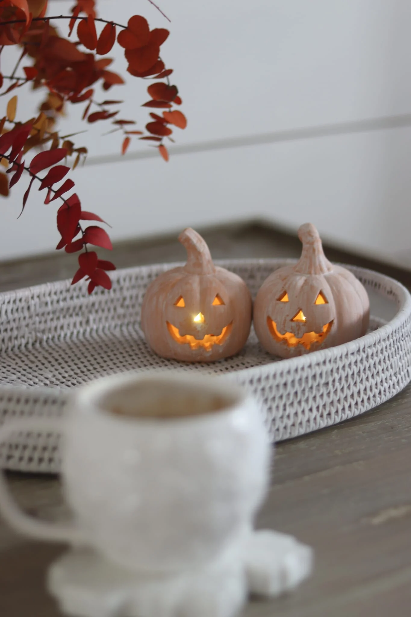 Set of 2 Jack O Lanterns - Small - Image 3