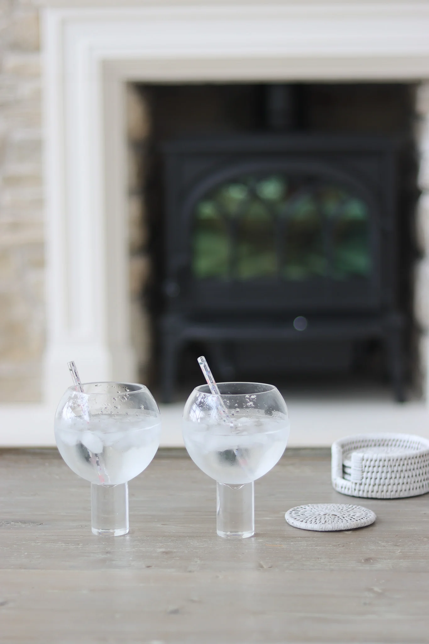 Set of 2 Round Gin Glasses - Plain