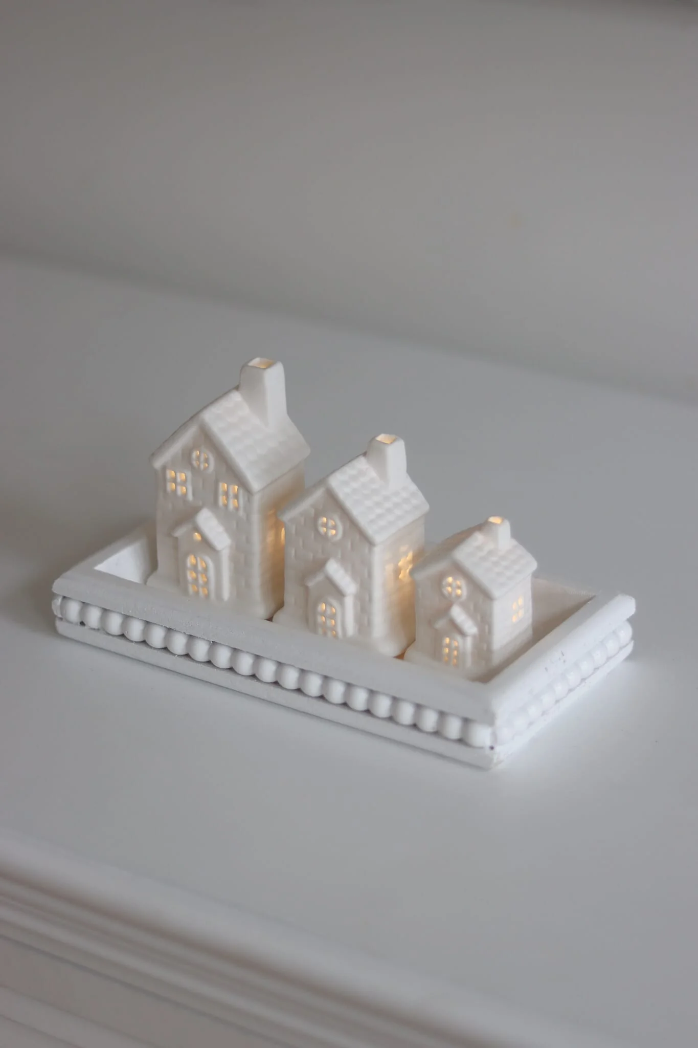 Set Of 3 Led Ceramic Houses - Large/Med/Small - Image 2