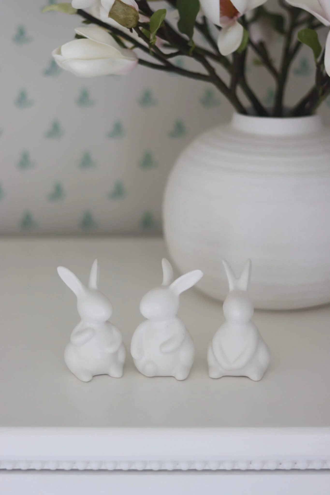 Set of 3 Round Easter Bunnies - Image 3