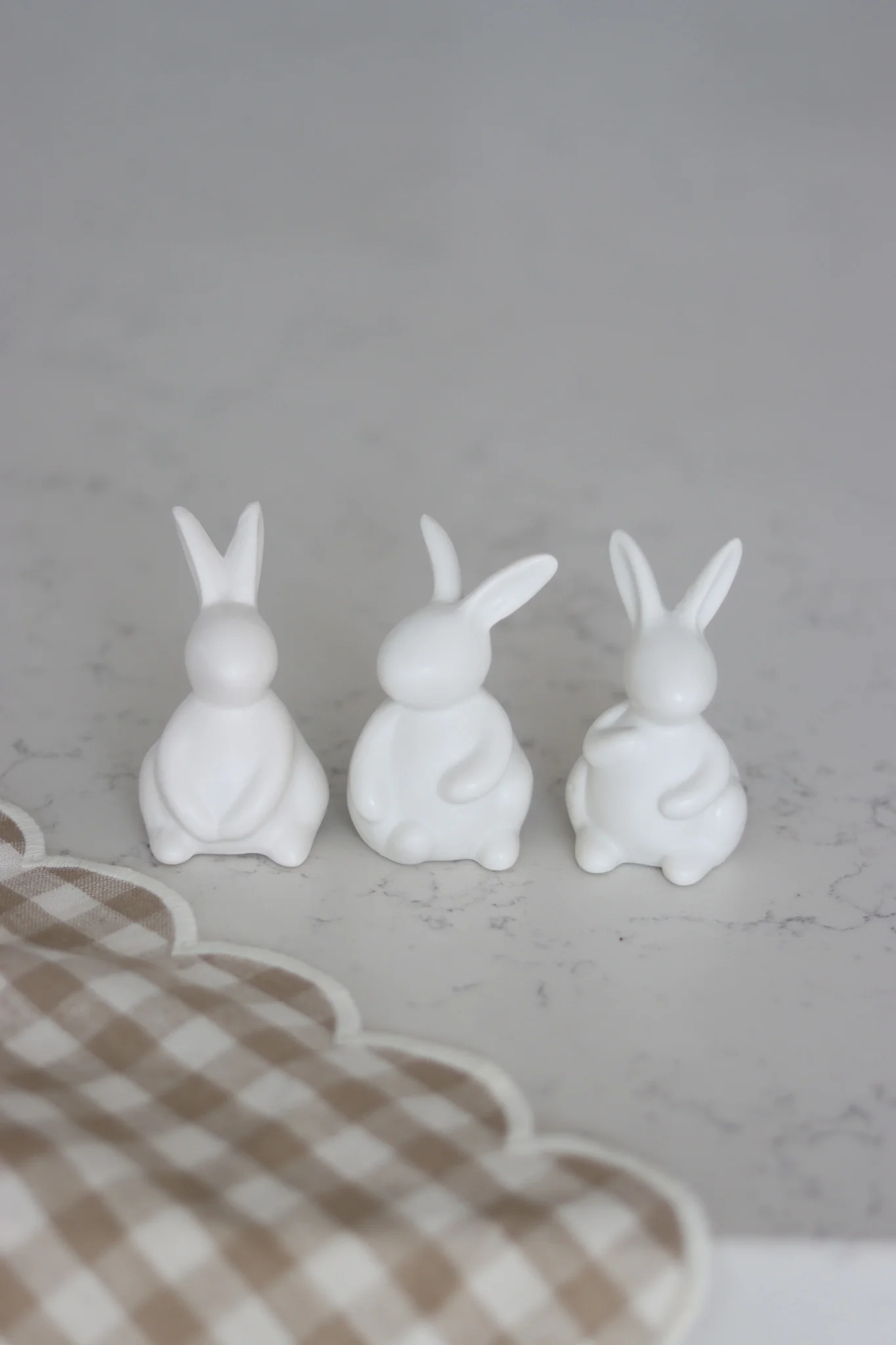 Set of 3 Round Easter Bunnies - Image 4