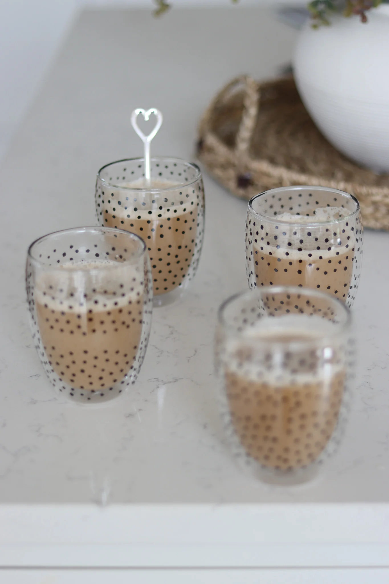 Set of 4 Double Walled Glasses - Cosmos Black - Image 5