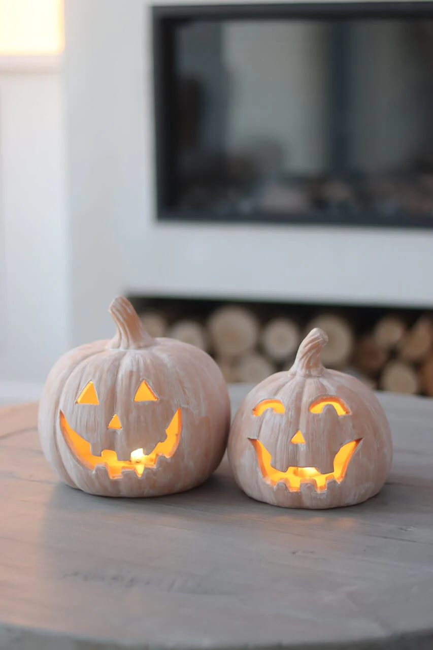 Set of Large Jack O Lanterns