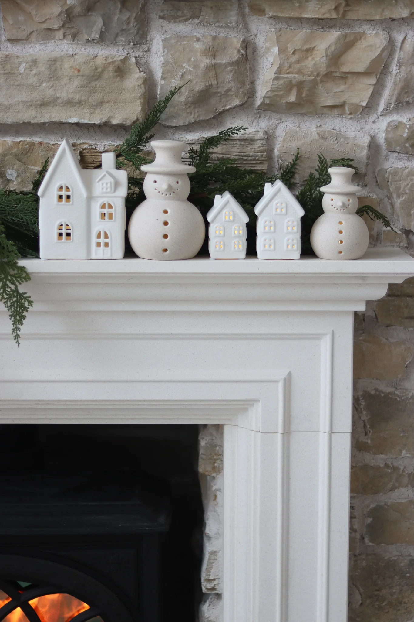 Snowman & Christmas House Display Bundle