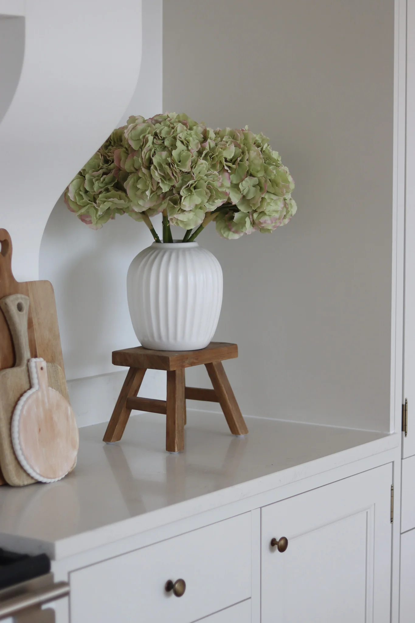 Solid Wooden Stool - Elm - Image 3