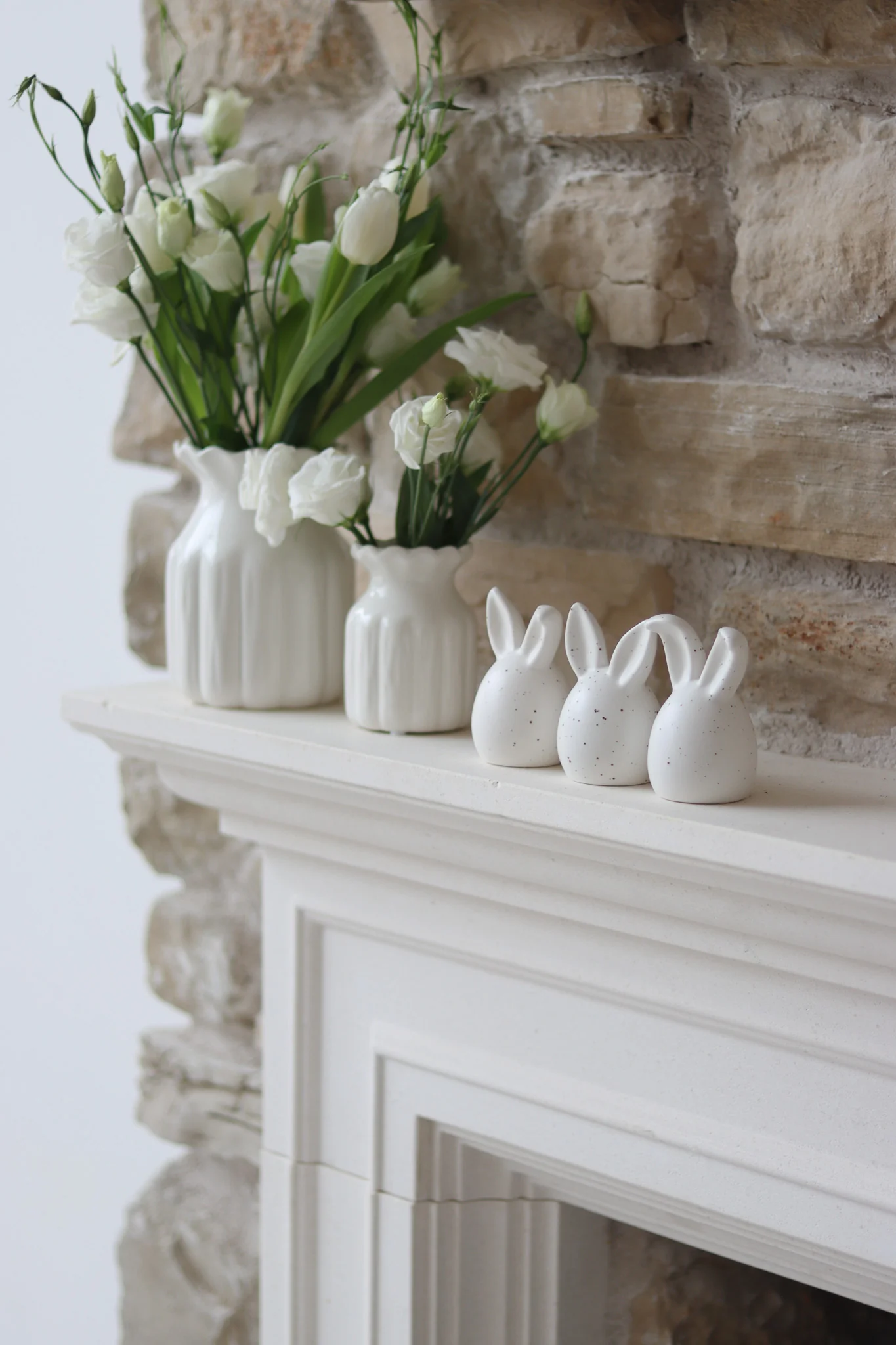Speckled Easter Bunny Trio