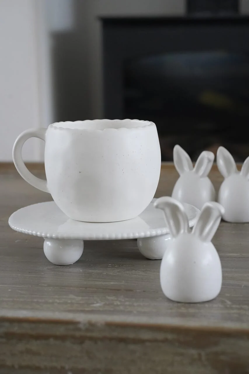 Spring Egg Mug - Matt White - Image 3