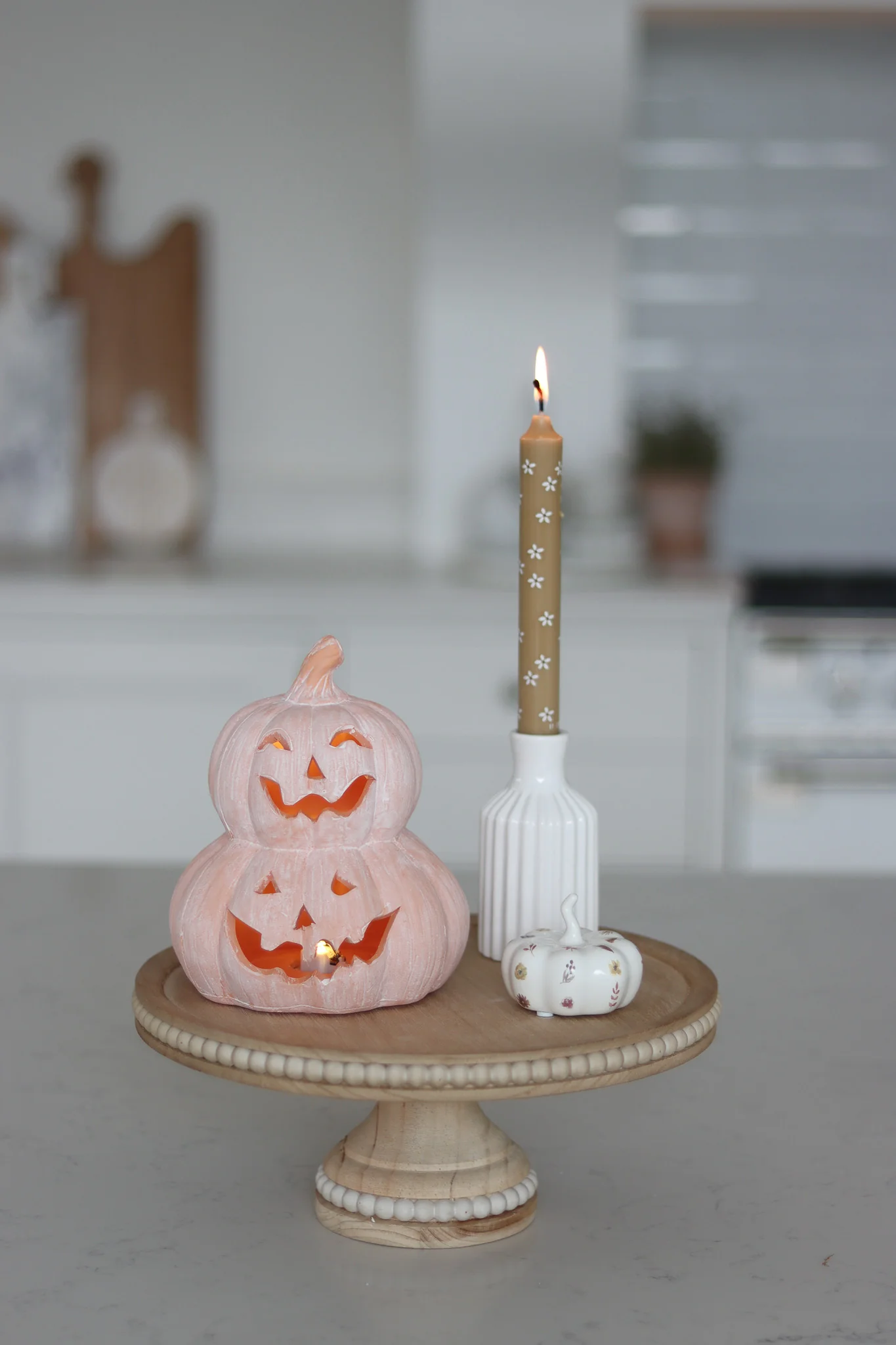 Stacked Jack O Lantern – Terracotta