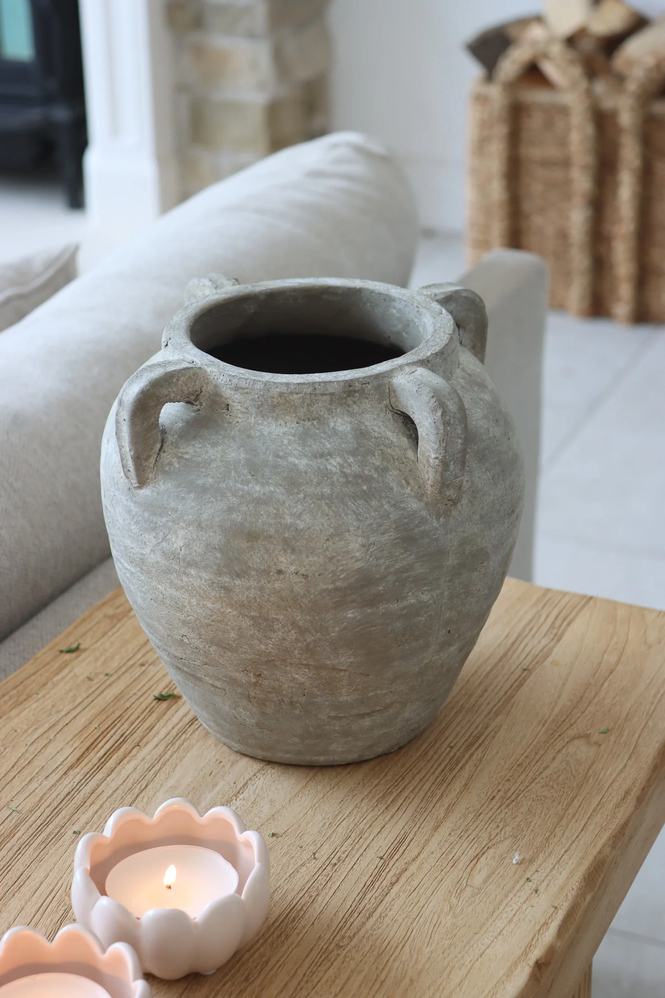 Stone Handle Vase