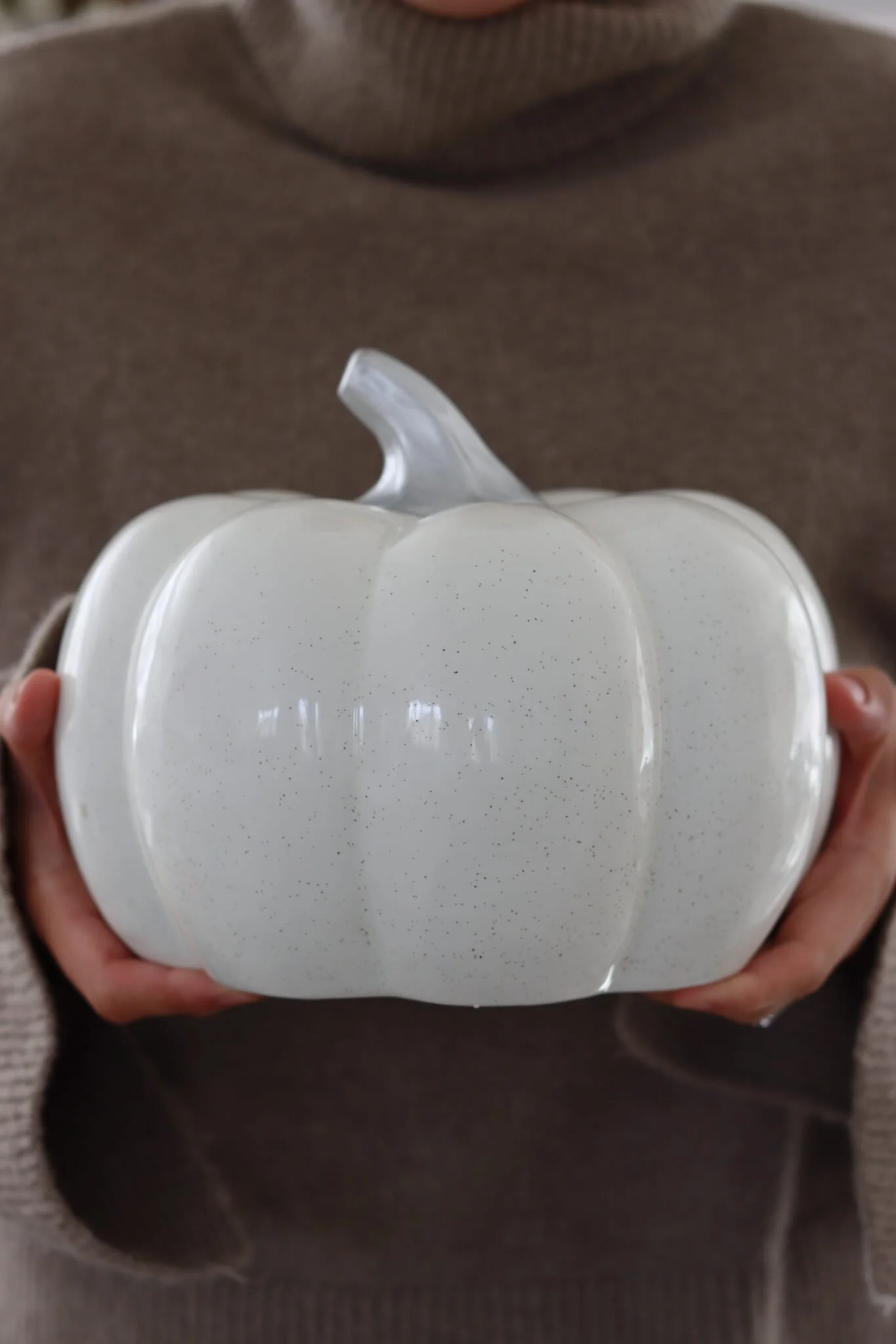 The XL Ceramic Pumpkin - Speckles