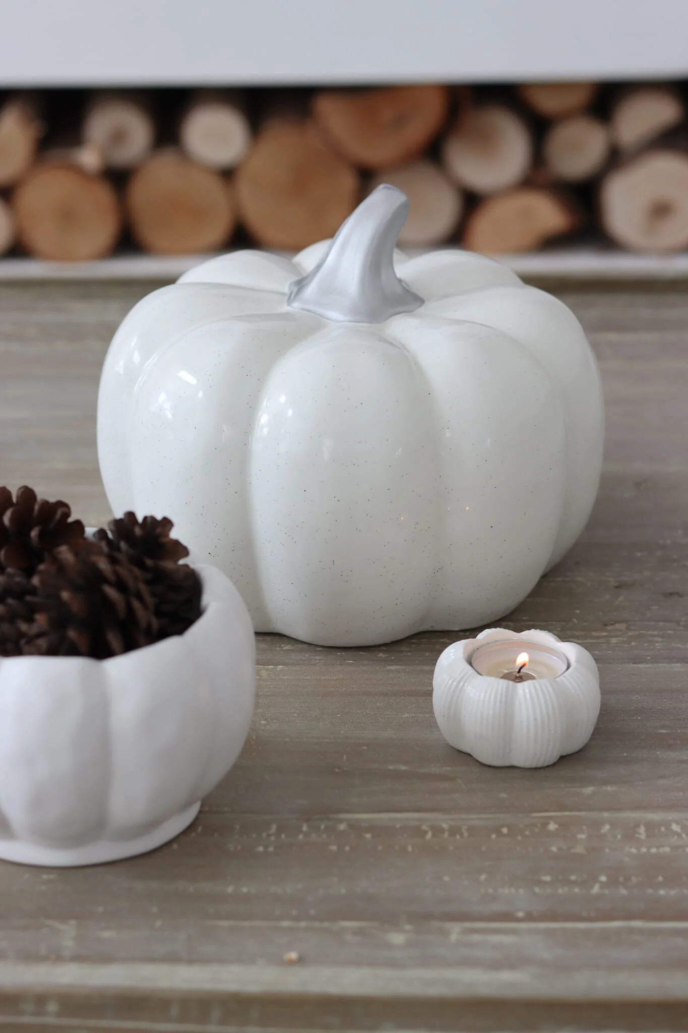 The XL Ceramic Pumpkin - Speckles - Image 2