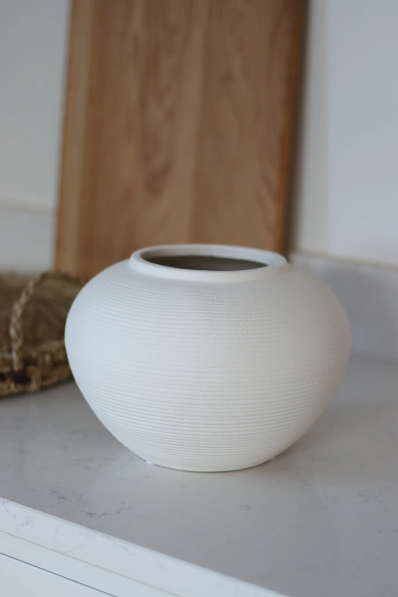 Wide Ceramic Vase