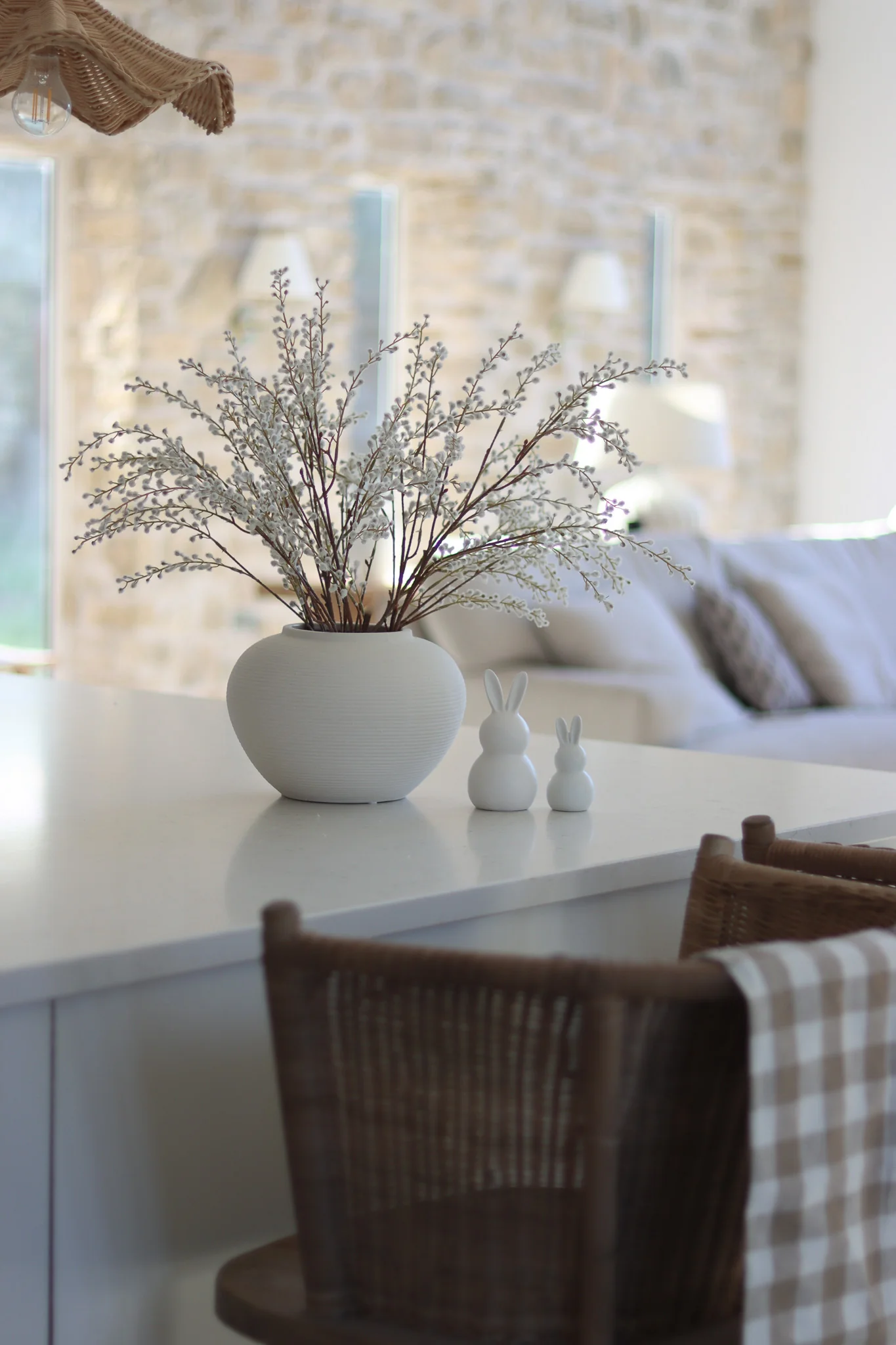 Wide Ceramic Vase - Image 2