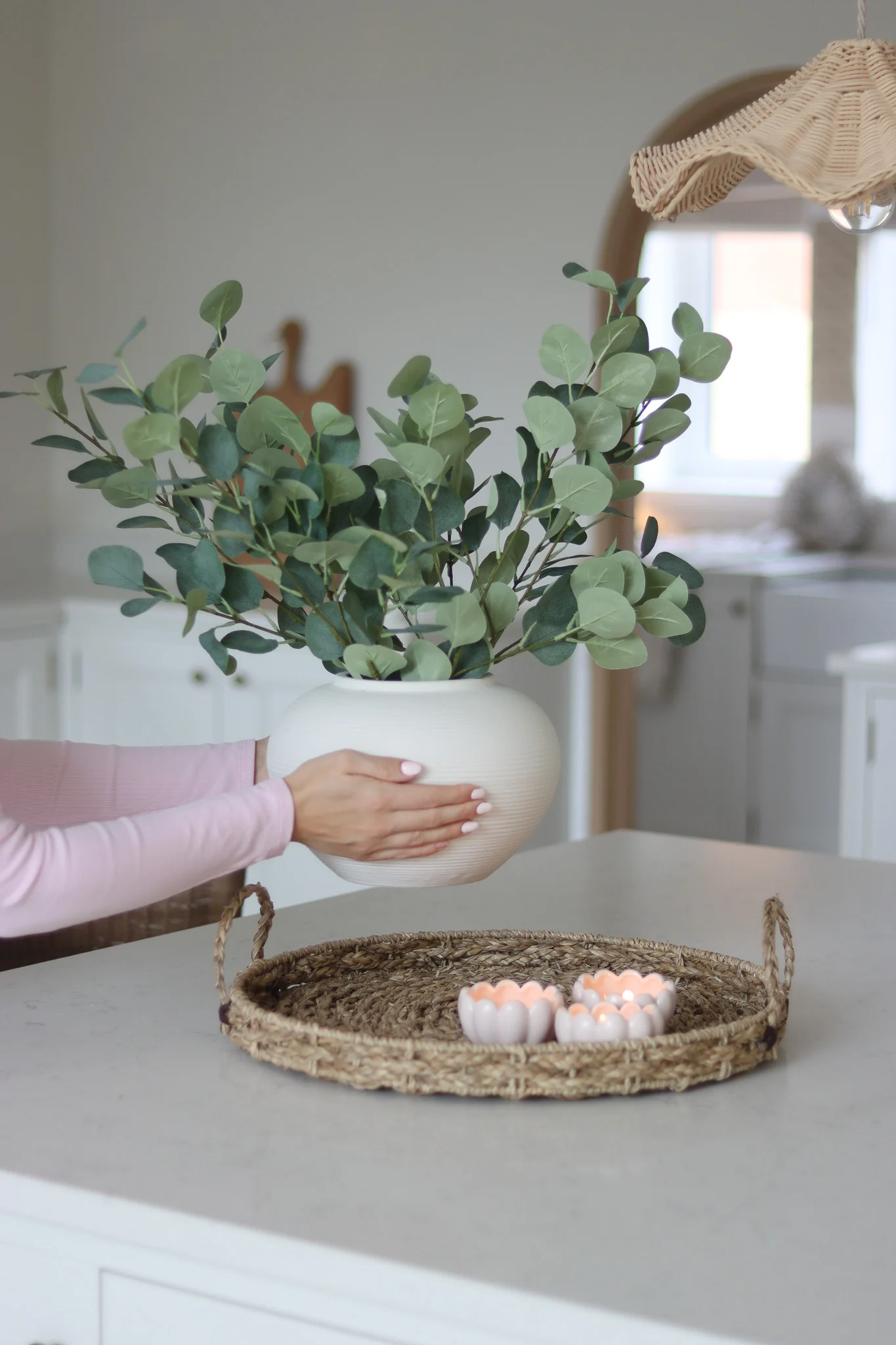 Wide Ceramic Vase - Image 3