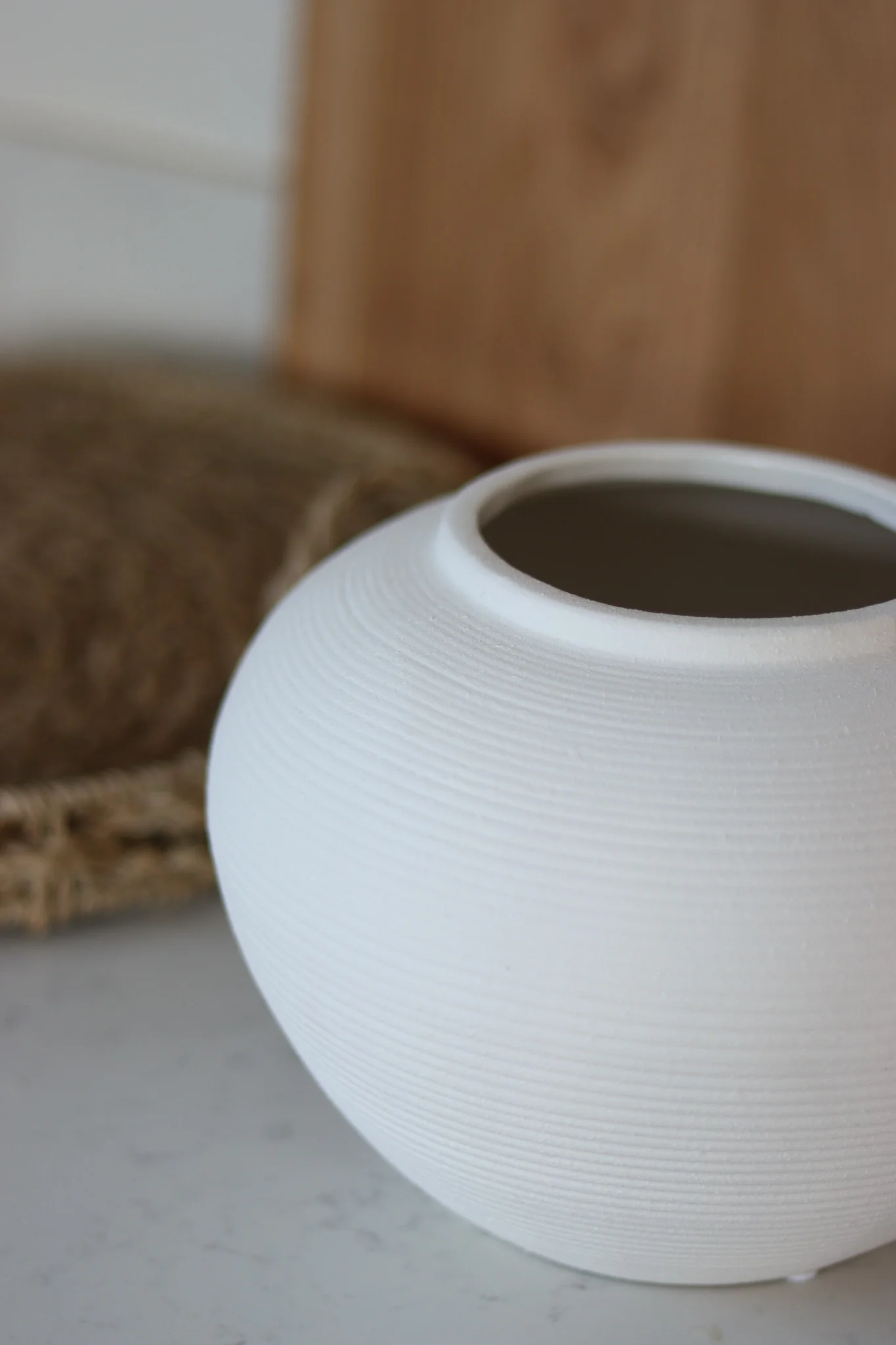 Wide Ceramic Vase - Image 4