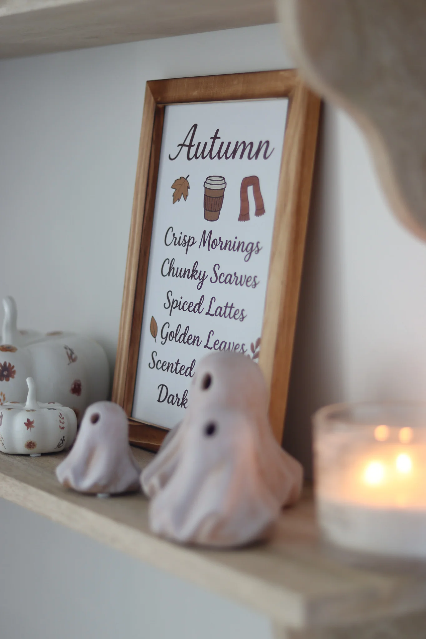 Wooden Autumn Sign - Image 3