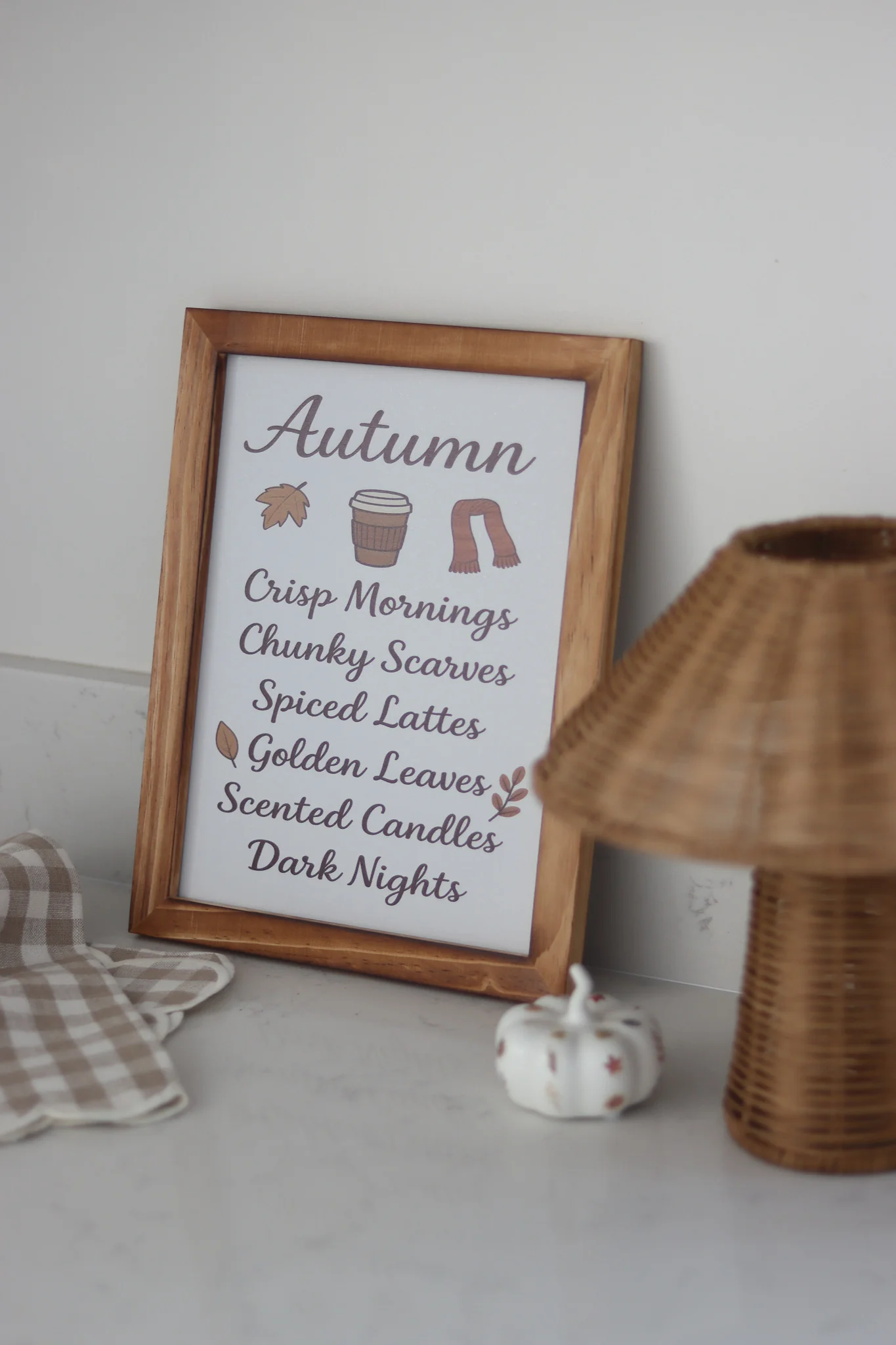 Wooden Autumn Sign - Image 4