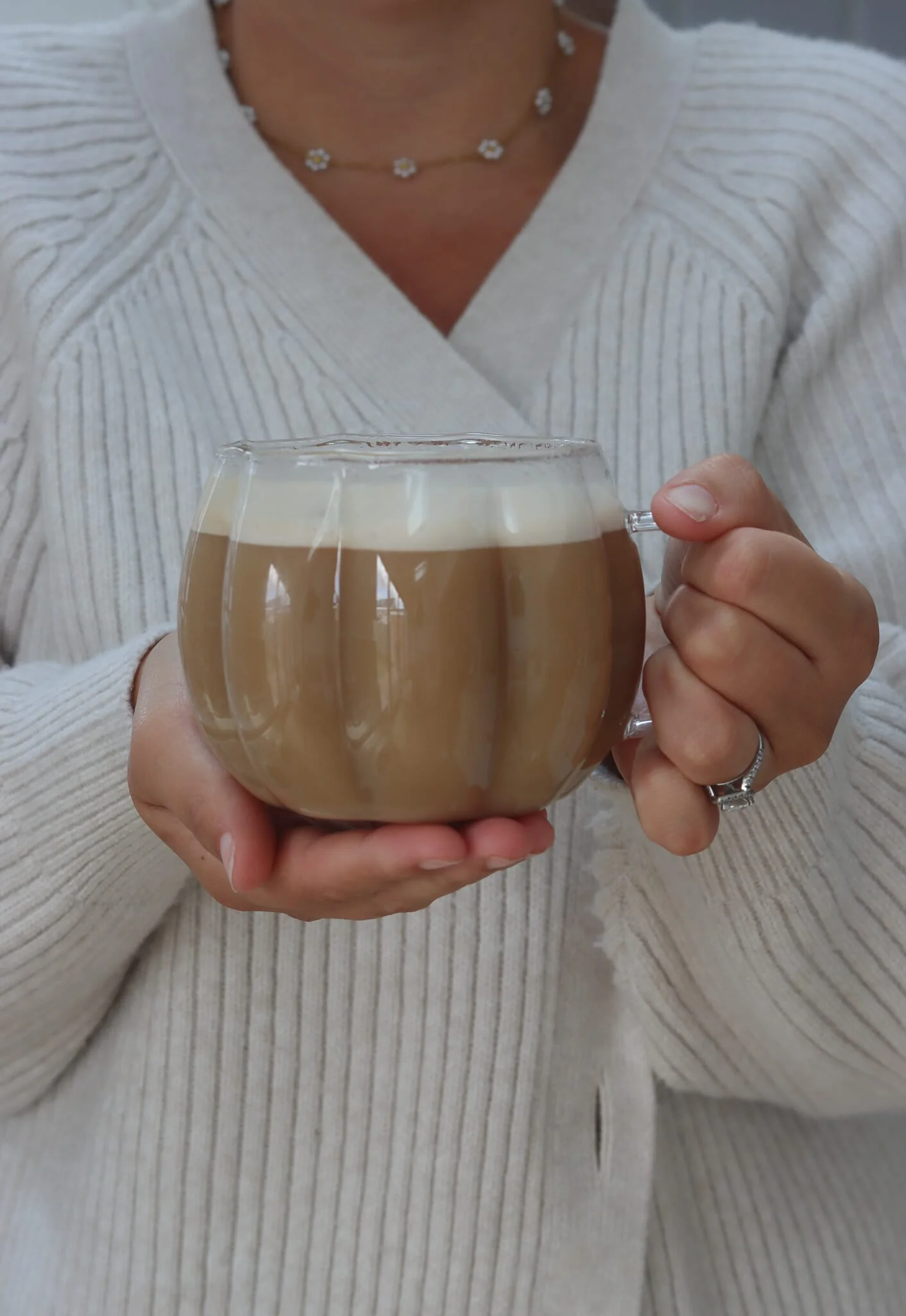 XL Glass Pumpkin Mug - Image 2