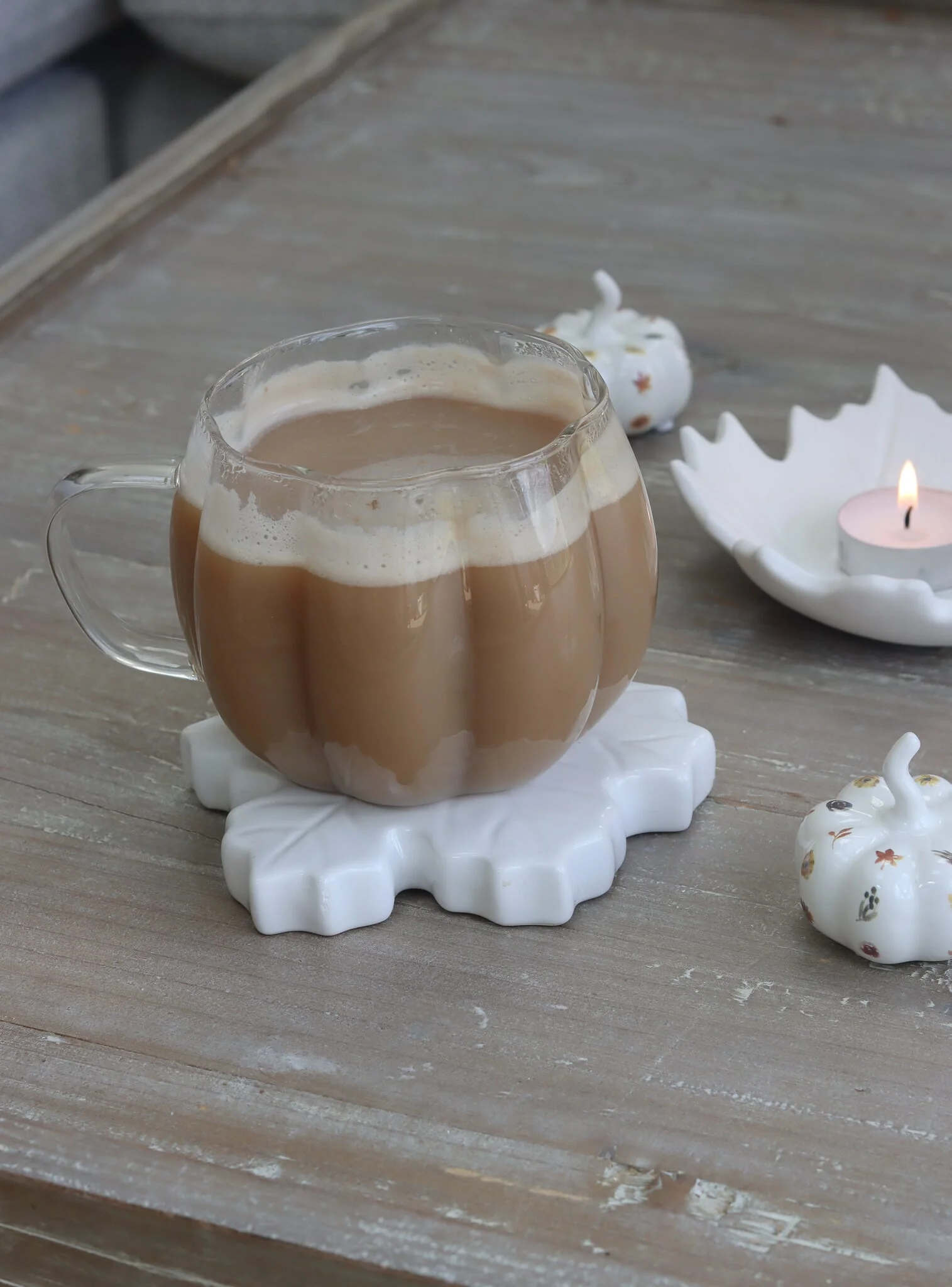 XL Glass Pumpkin Mug - Image 3